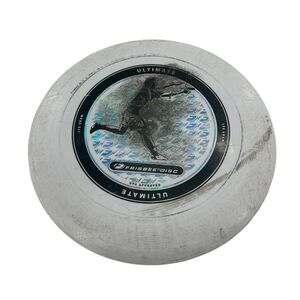 WHAM-O Ultimate Frisbee Disc White & Thrashed Flying Disc 175 Gram Fast Shipping